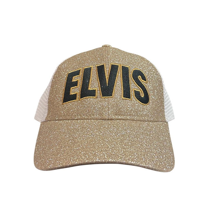 Elvis Glitter Mesh Cap