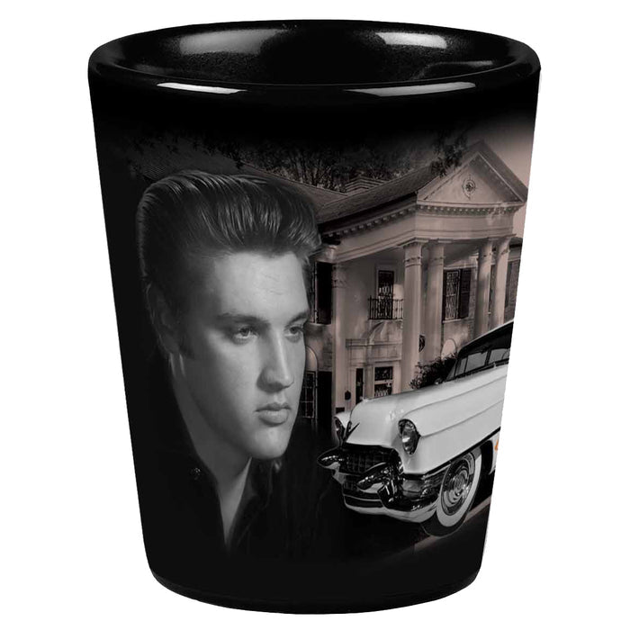 Elvis Graceland Guitar Shot Glass
