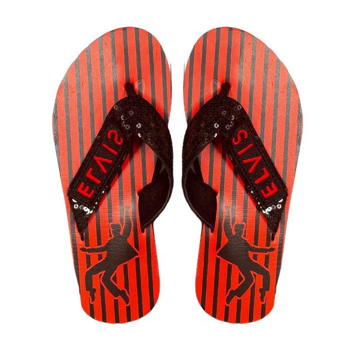 Elvis Jailhouse Rock Sequin Flip Flops