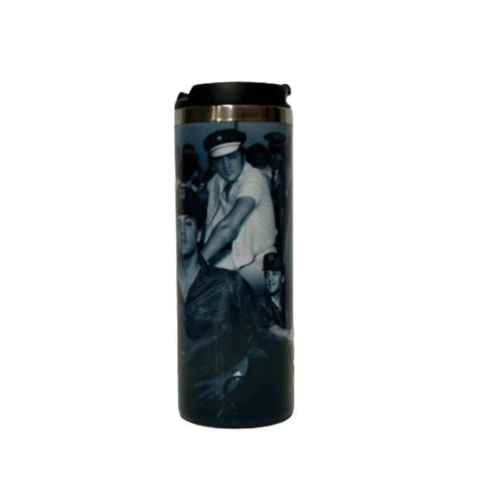 Elvis Motorcycle Travel Tumbler