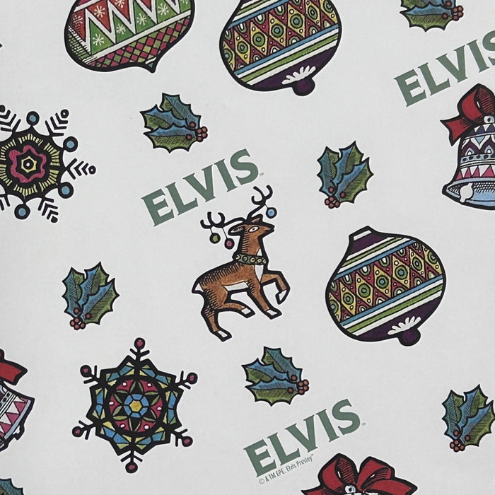 Elvis Ornament Gift Wrap Set