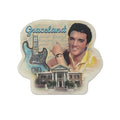 Elvis Presley Graceland Guitar Watercolor Magnet
