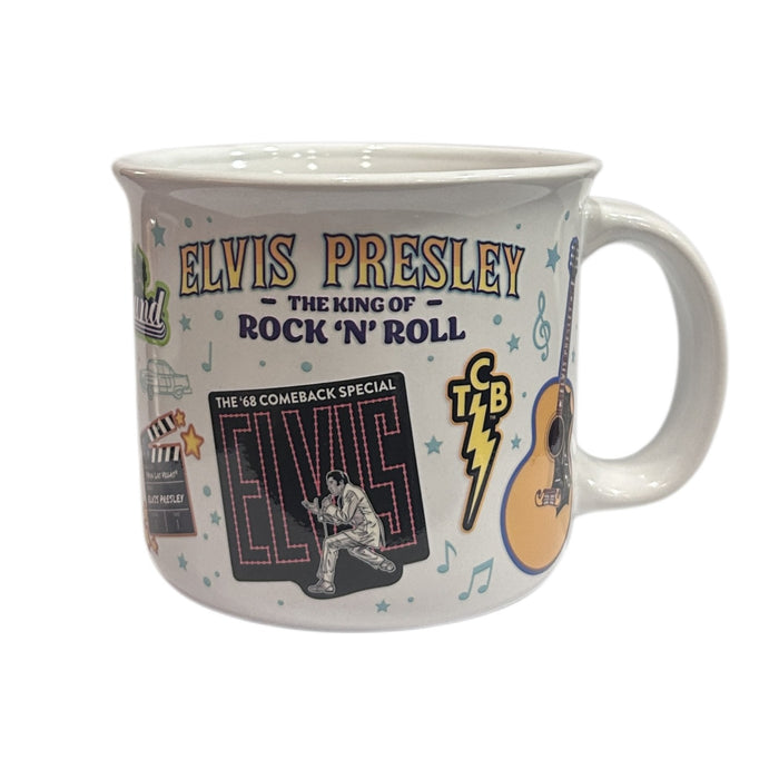 Elvis Presley King of Rock 'N Roll Coffee Mug