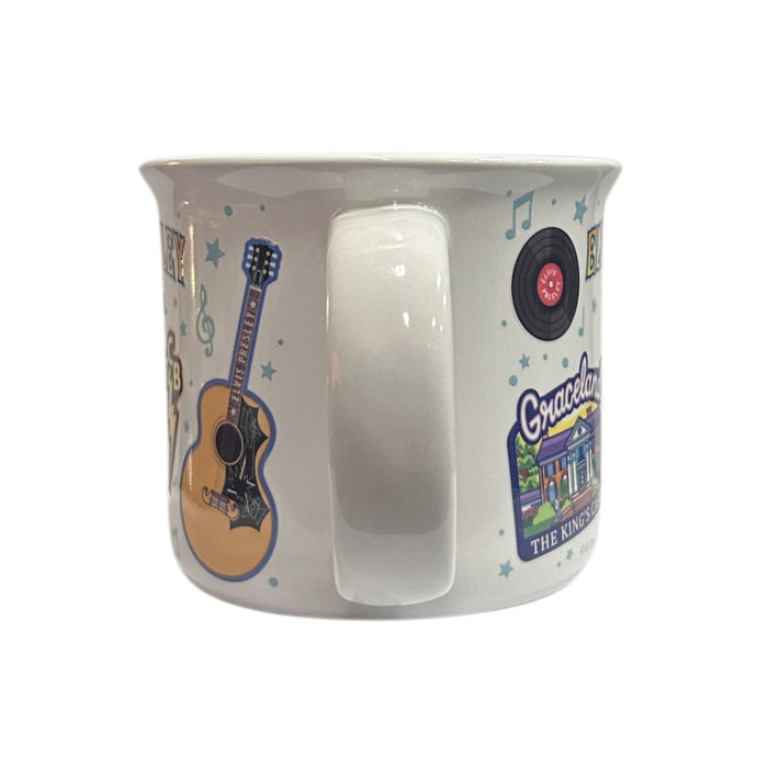Elvis Presley King of Rock 'N Roll Coffee Mug