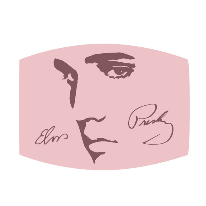 Elvis Presley Signature Profile Face Mask