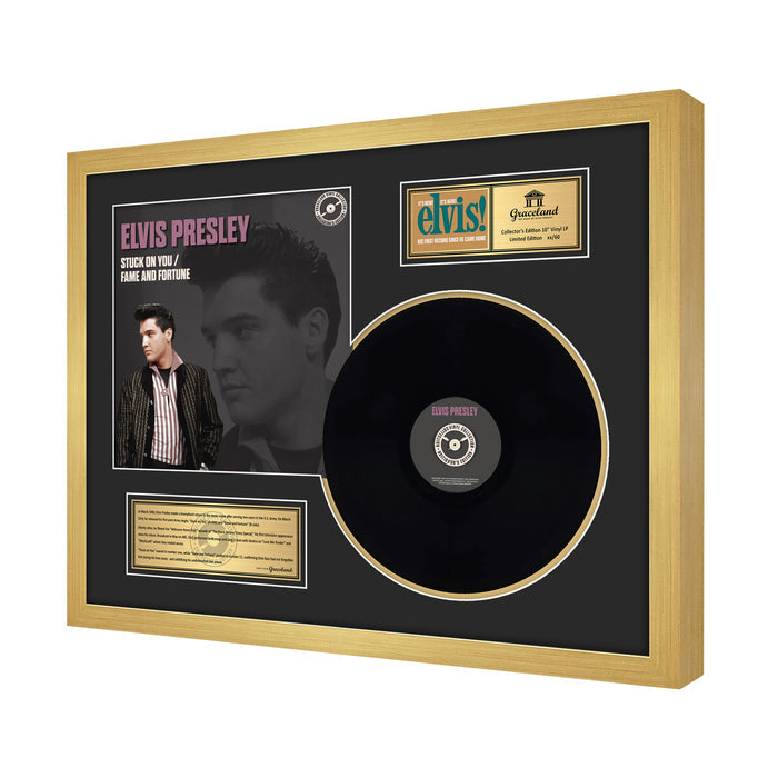 Elvis Presley: Stuck On You Framed 10" Record