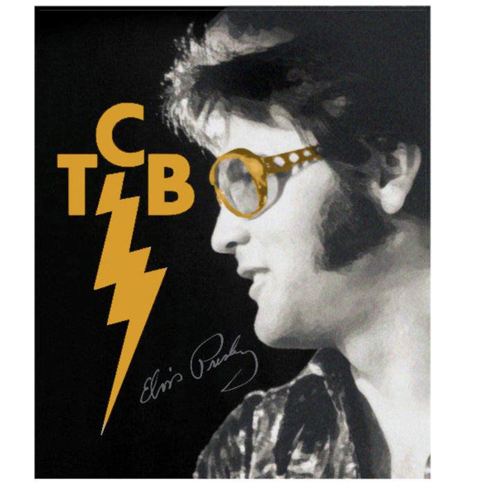 Elvis Shades TCB Throw