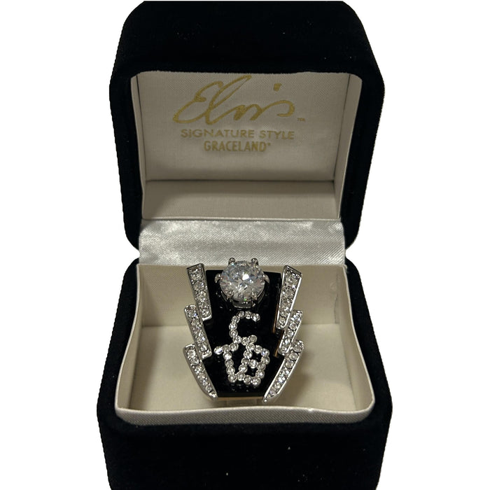 Elvis Signature Style: Gold Plated TCB Ring