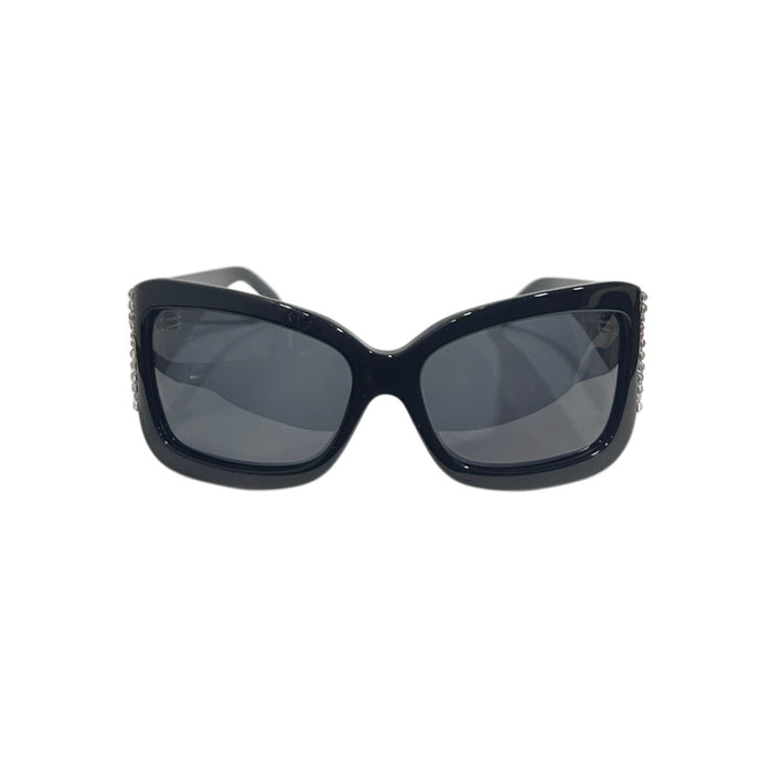 Elvis Signature Style: Pink Heart Elvis Bling Sunglasses