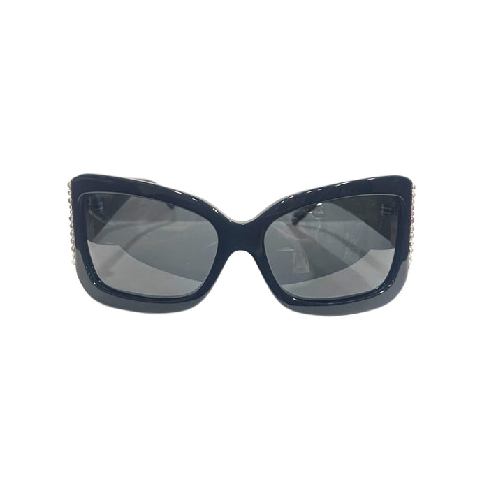 Elvis Signature Style: Red Heart Elvis Bling Sunglasses