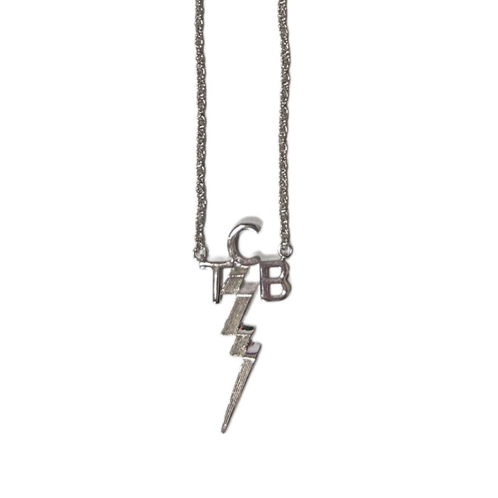 Elvis Signature Style: Sterling Silver TCB Necklace