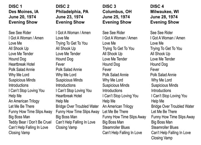Elvis: Summer Nights FTD 4 CD Set