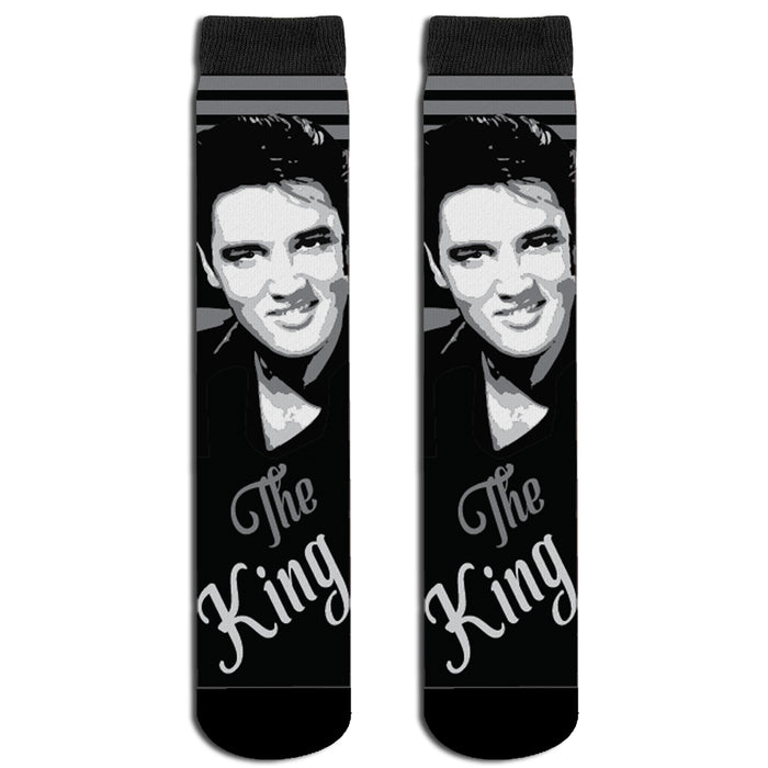 Elvis The King Crew Sock