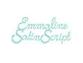 Emmaline Satin Script Embroidery Font