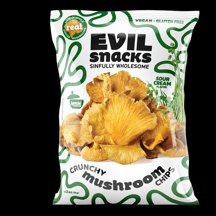 Evil Snacks - Kettle Cooked Oyster Mushrooms