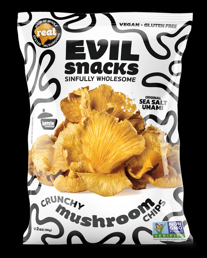 Evil Snacks - Kettle Cooked Oyster Mushrooms