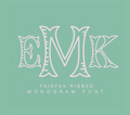Fairfax Ribbed TYPEFACE FONT