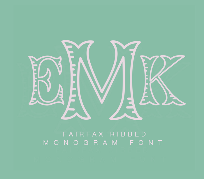 Fairfax Ribbed TYPEFACE FONT