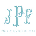 Filigree PDF PNG SVG & EPS Monogram Font