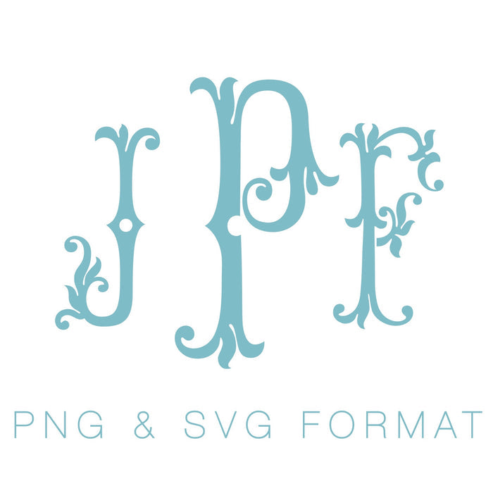 Filigree PDF PNG SVG & EPS Monogram Font