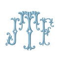 Filigree Scroll Type Embroidery Font 5x7 for crafting
