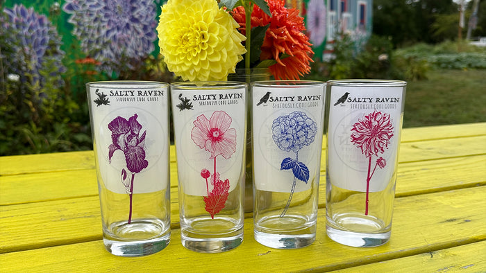 Flowers Hydrangea Flower Color Periwinkle Tall Collins Glasses