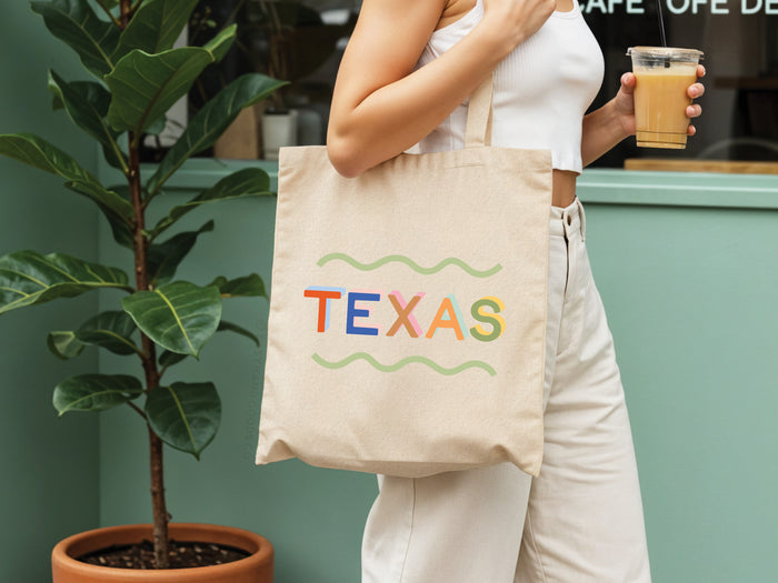 Funky Texas Tote Bag