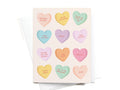 Galentine’s Candy Hearts Greeting Card - Onderkast Studio