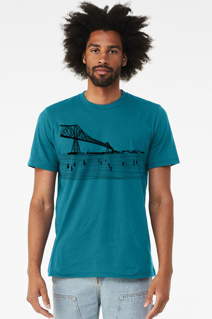 Gateway to the Sea Unisex T-shirt Marine Blue