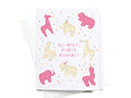 Go Wild Party Animal Frosted Cookies Greeting Card - Onderkast Studio