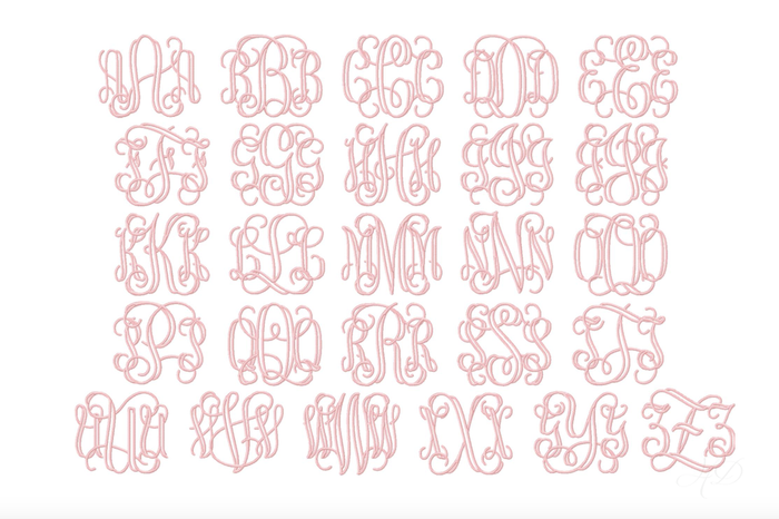Grace Open Embroidery Font