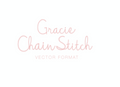 Gracie May Chain PDF PNG SVG & EPS Monogram Font