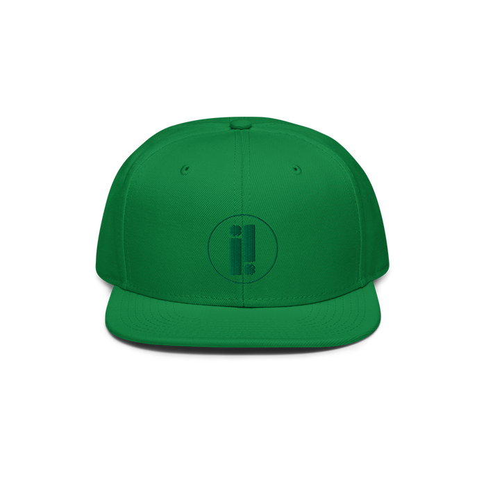 Green Impulse Logo Snapback Hat