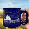 Haystack Humpback Cobalt Blue 15oz Ceramic Campfire Mug
