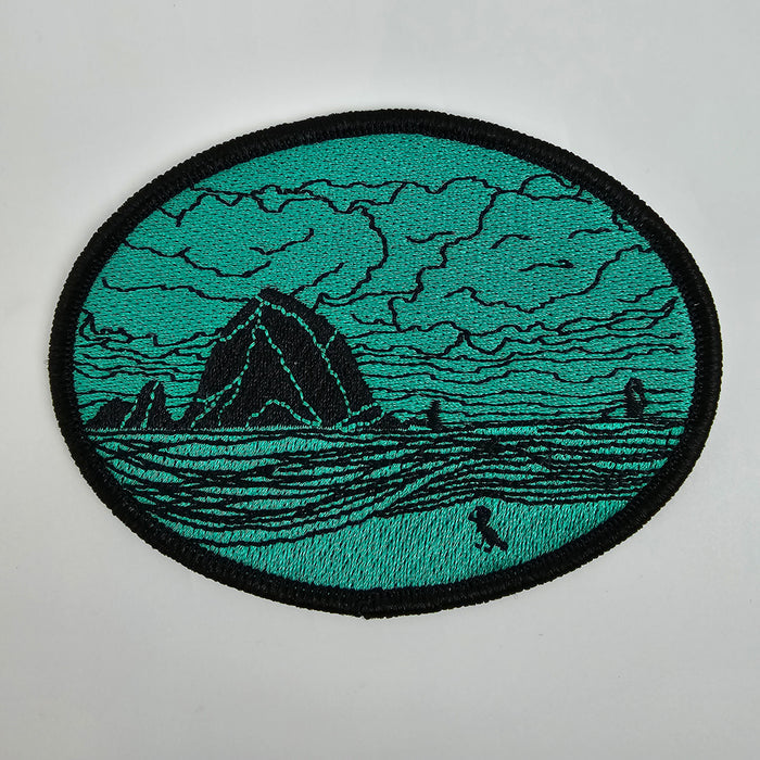 Haystack Humpback Iron-On-Patch