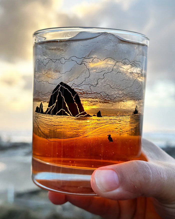 Haystack Humpback Lowball Rocks Glass