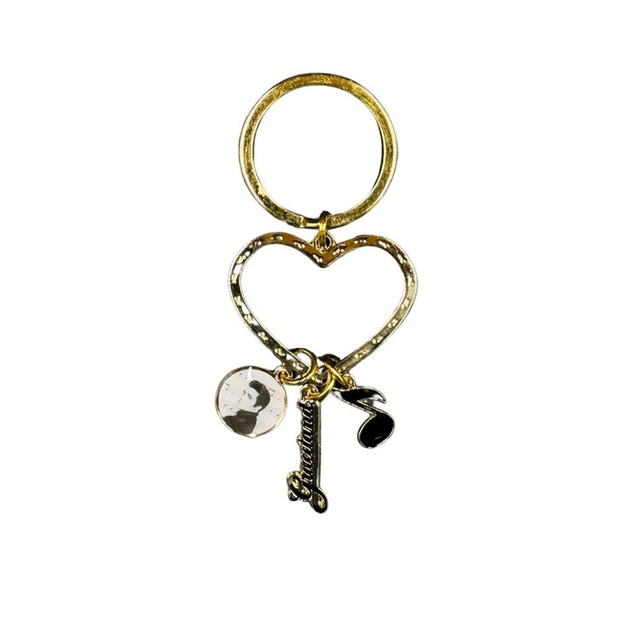 Heart Charm Key Ring