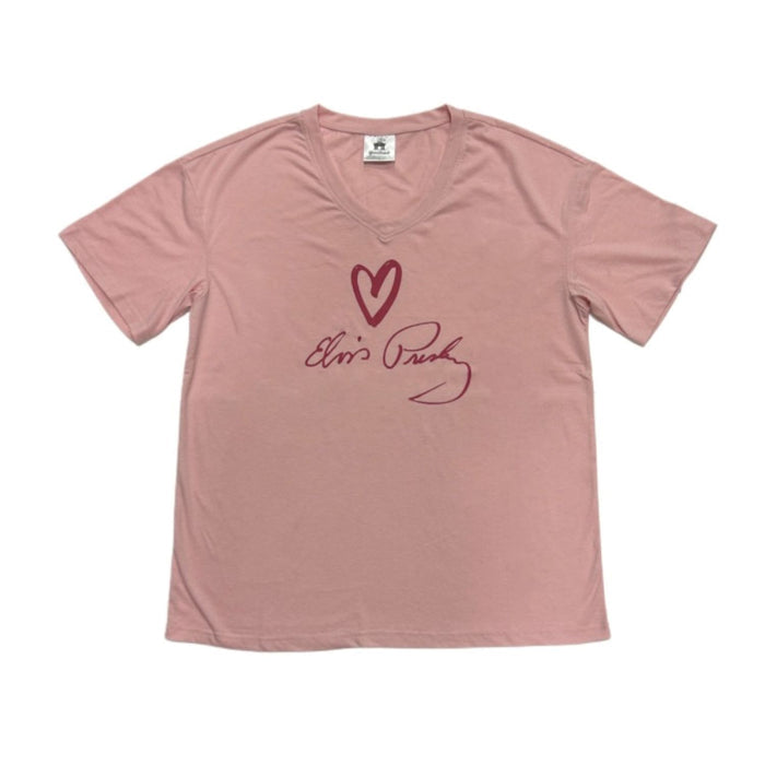 Heart Elvis Presley Oversized Women's T-shirt