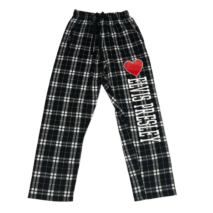 Heart Elvis Presley Plaid Pants