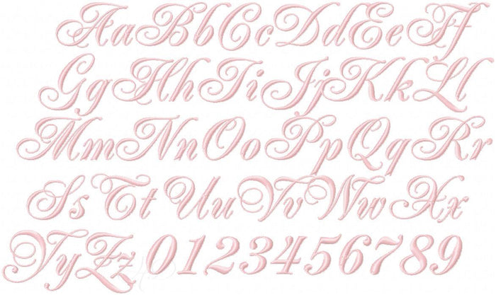 Helen Virginia Embroidery Font Collection