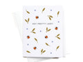 Hey Pretty Lady Ladybugs Greeting Card - Onderkast Studio