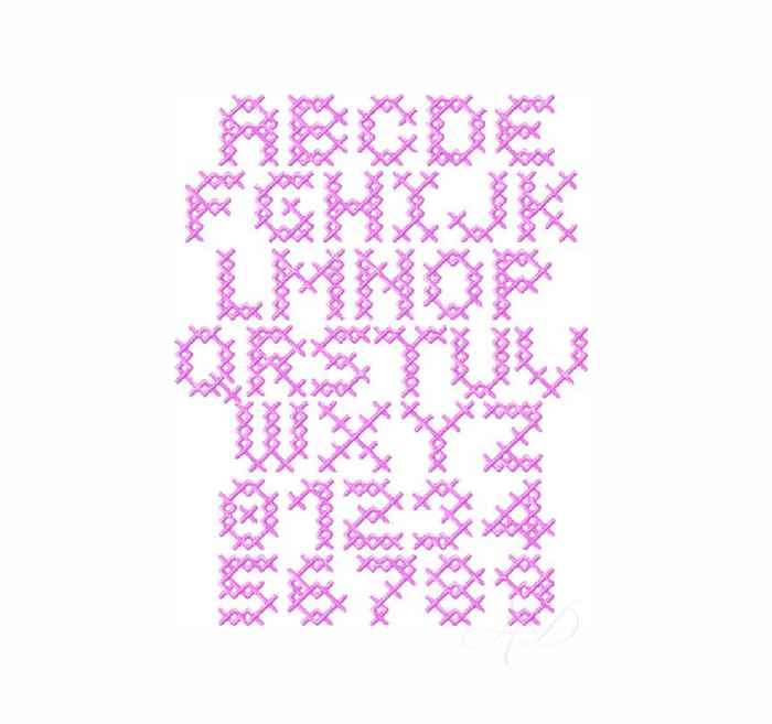 Home Sweet Home Embroidery Font