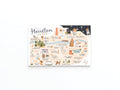 Houston Map Refrigerator Magnet