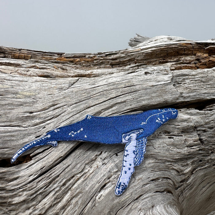 Humpback Whale Iron-On-Patch