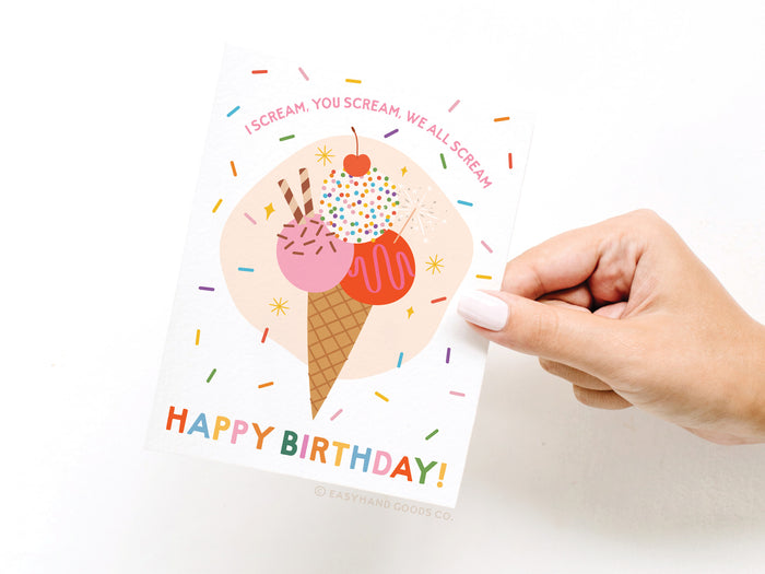 I Scream Greeting Card - Onderkast Studio