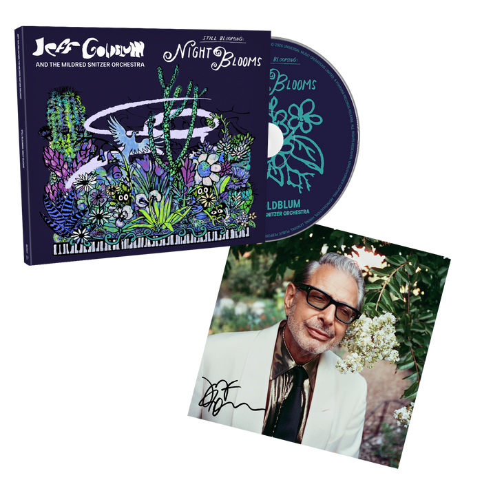 Jeff Goldblum & The Mildred Snitzer Orchestra: Night Blooms CD + Signed Art Card