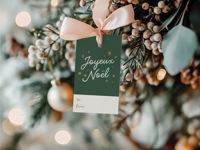 Joyeux Noël Gift Tags