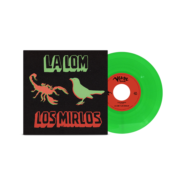 LA LOM, Los Mirlos: Luchando / Llanto En La Selva D2C exclusive Flag Green 7" LP