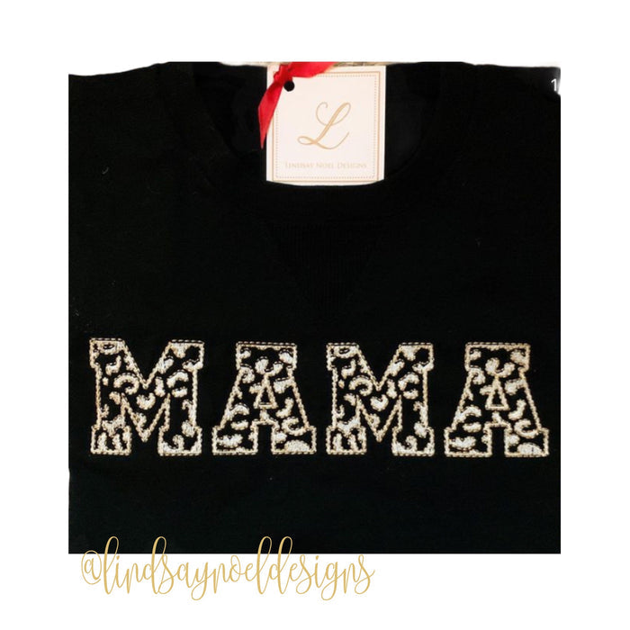 Leopard Embroidery Font Package