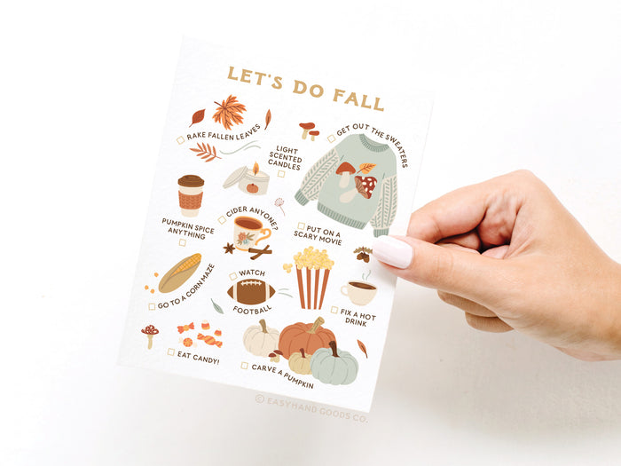 Let’s Do Fall Greeting Card